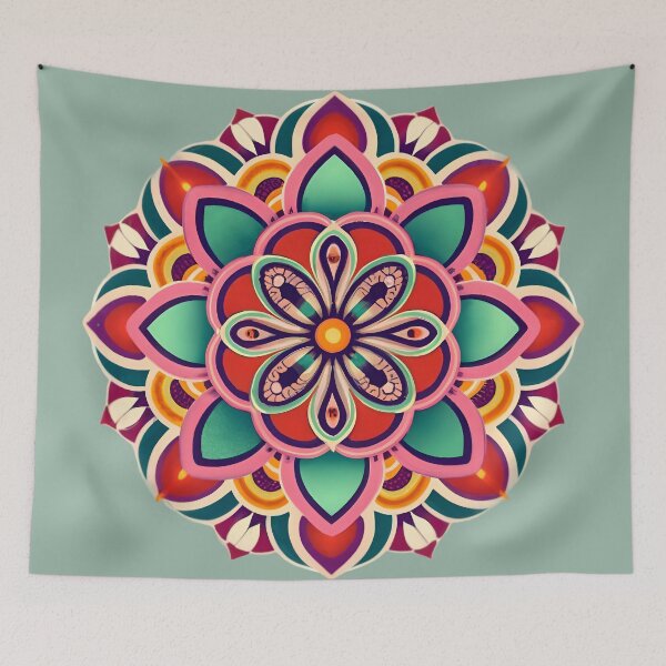 Item preview, Intricate Traditional Rangoli Art-Design & Pattern designed and sold by Jollys-ArtShop.