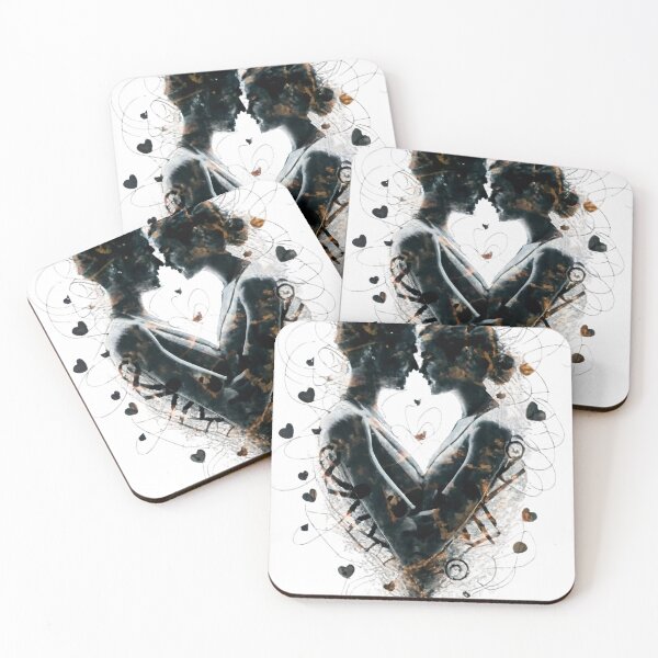 Item preview, Artistic couple in heart formation designed and sold by Aktio  Design.