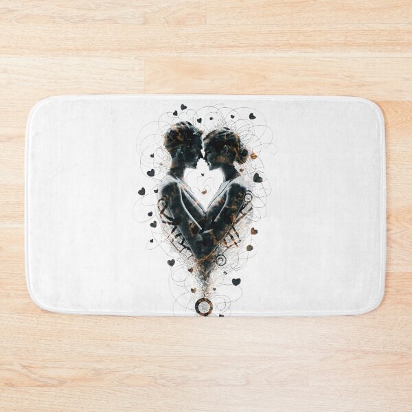 Item preview, Artistic couple in heart formation designed and sold by Aktio  Design.