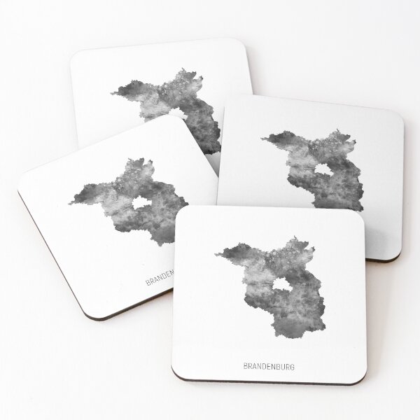 Item preview, Brandenburg Watercolor Map designed and sold by ArtPrints.