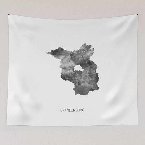 Item preview, Brandenburg Watercolor Map designed and sold by ArtPrints.