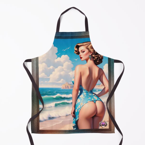 Item preview, The Buns Need Sun Too AI Captivating Pin Up Concept Art by Xzendor7 designed and sold by Xzendor7 Digital Art Creations.