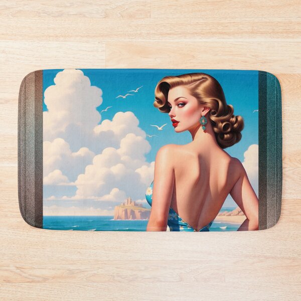 Item preview, The Buns Need Sun Too AI Captivating Pin Up Concept Art by Xzendor7 designed and sold by Xzendor7 Digital Art Creations.