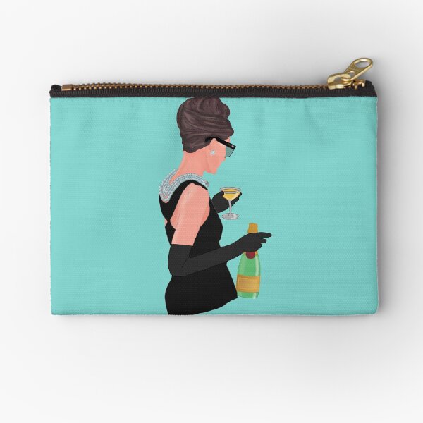Holly Golightly - Champagne At Tiffany's Zipper Pouch