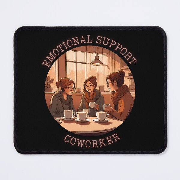 Item preview, Emotional Support Coworker Motivational Office Companion designed and sold by ChicTrendz.