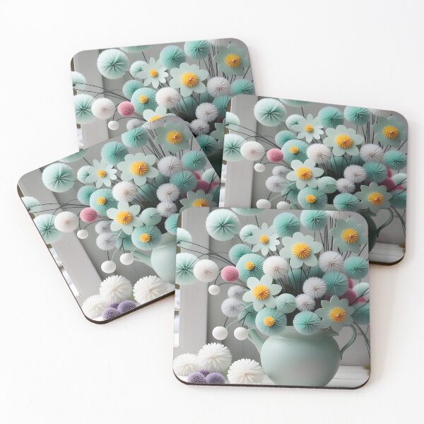 Item preview, Pastel flowers in a vase/1 designed and sold by My-fake-places.