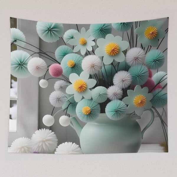 Item preview, Pastel flowers in a vase/1 designed and sold by My-fake-places.