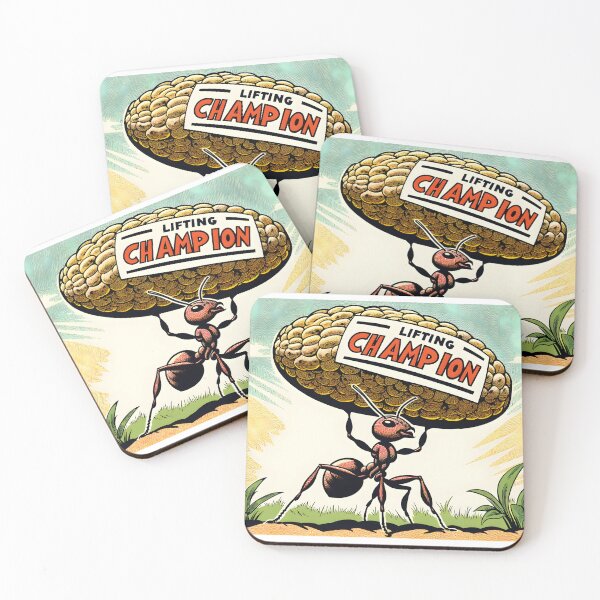 Item preview, Ant's Herculean Feat Illustrated designed and sold by VectorPlace.
