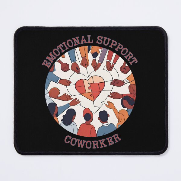 Item preview, Emotional Support Coworker Motivational Office Sidekick designed and sold by ChicTrendz.