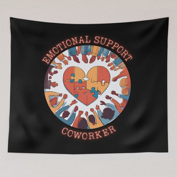 Item preview, Emotional Support Coworker Office Companion  designed and sold by ChicTrendz.