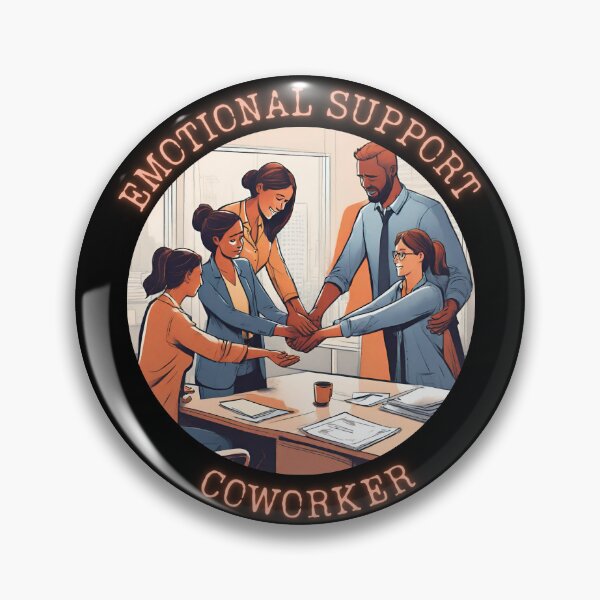 Item preview, Emotional Support Coworker Office Buddy designed and sold by ChicTrendz.