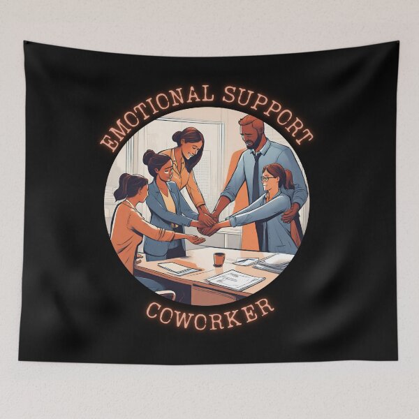 Item preview, Emotional Support Coworker Office Buddy designed and sold by ChicTrendz.