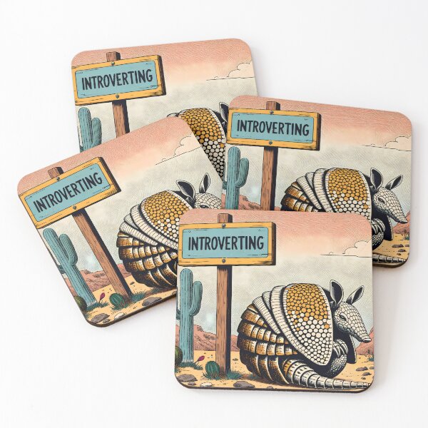 Item preview, Armadillo's Desert Retreat Illustration designed and sold by VectorPlace.