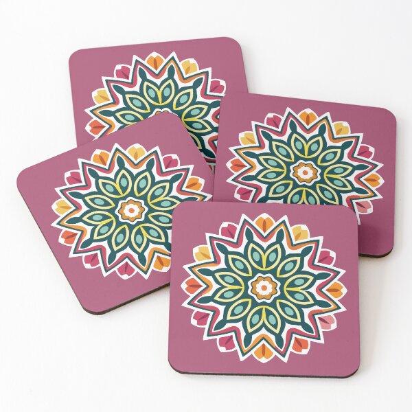 Item preview, Colorful Floral Rangoli Art - Design & Pattern designed and sold by Jollys-ArtShop.