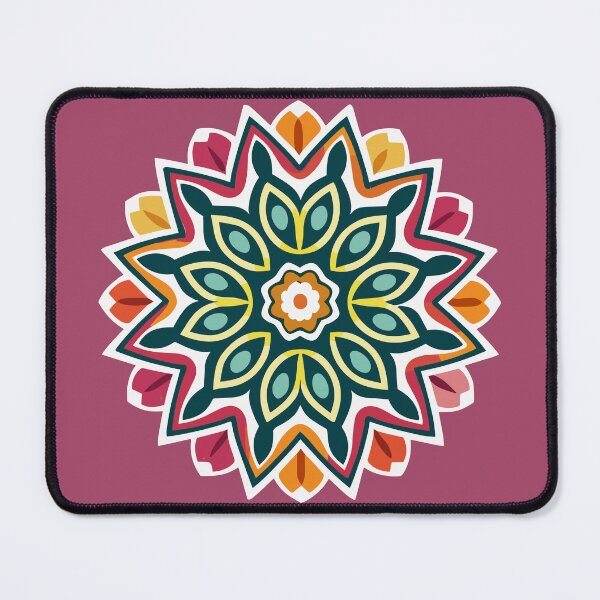 Item preview, Colorful Floral Rangoli Art - Design & Pattern designed and sold by Jollys-ArtShop.