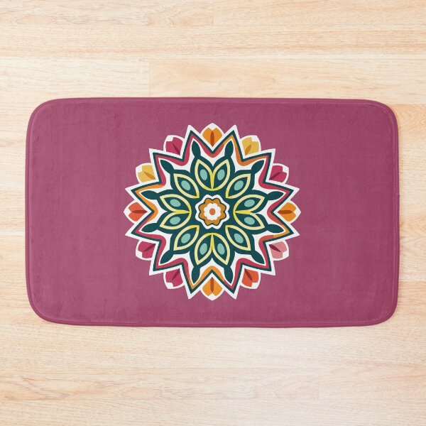 Item preview, Colorful Floral Rangoli Art - Design & Pattern designed and sold by Jollys-ArtShop.