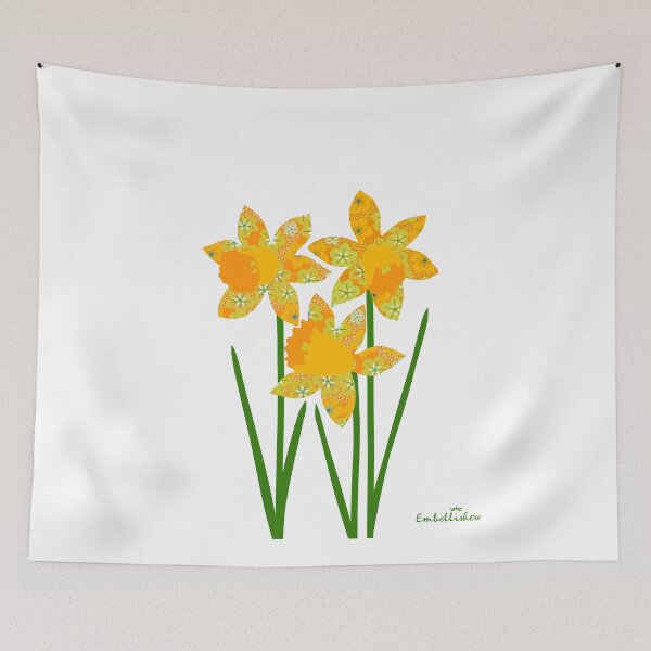 Item preview, Blossom Reverie Daffodils designed and sold by Sarah Abbott-Vaughan.