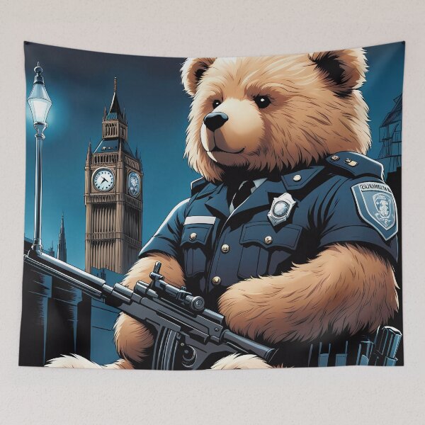 Item preview, Teddy as a Policeman designed and sold by Colin Bentham.