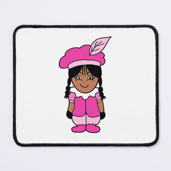 Item preview, Roze Pietje met vlechtjes Sinterklaas  designed and sold by Krissys-Art.