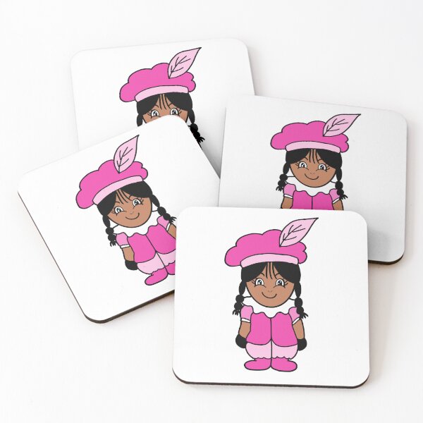 Item preview, Roze Pietje met vlechtjes Sinterklaas  designed and sold by Krissys-Art.
