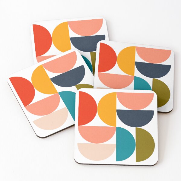 Item preview, Geometric semicircles, mid century modern designed and sold by Ana-Rut-Bre.