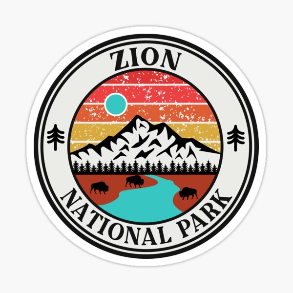 Vista previa del artículo con la obra «Parque Nacional Zion-Vintage», diseñado y vendido por nature-space.