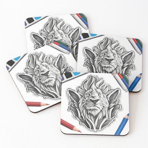Item preview, roaring lion designed and sold by kingzama.
