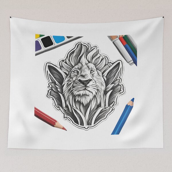 Item preview, roaring lion designed and sold by kingzama.
