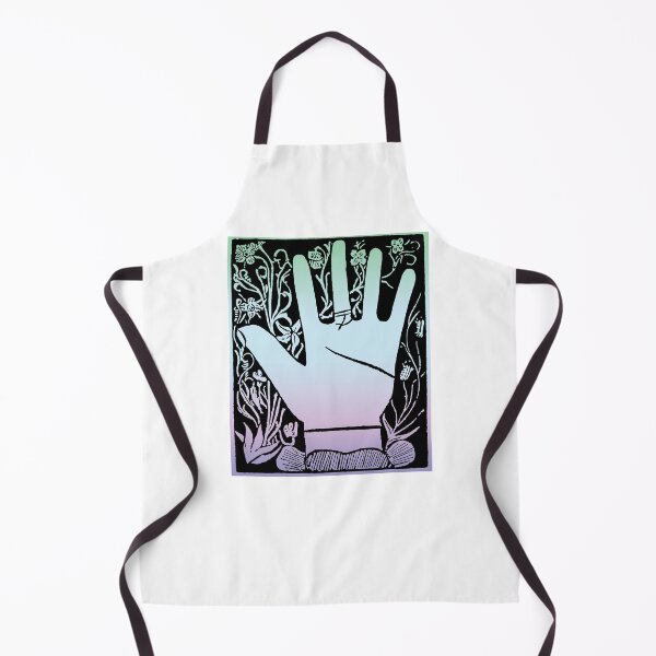 Artikelvorschau, Palmistry Hand, medieval, light blue-lavender gradient hand, strong hand entworfen und verkauft von mariahmcmo.