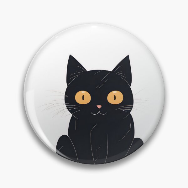 Artikelvorschau, schwarze Katze Karikatur entworfen und verkauft von Catophile.