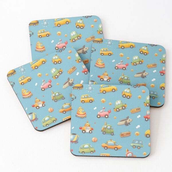 Item preview, Cartoon Vehicle Pattern  designed and sold by DigiMagicStore.