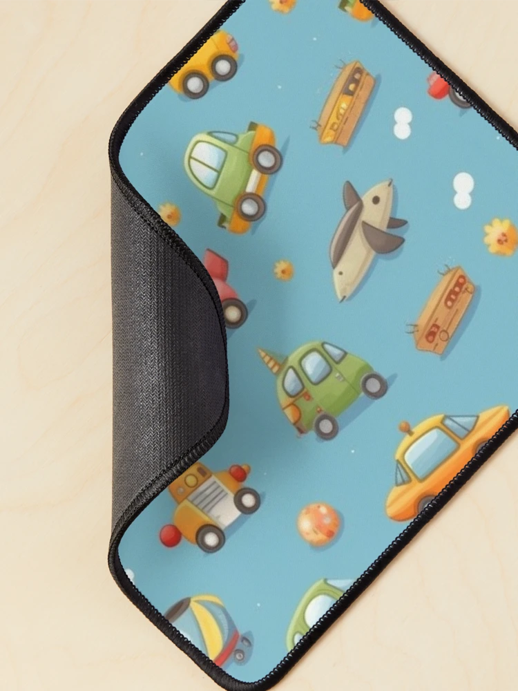 Thumbnail 2 of 5, Mouse Pad, Cartoon Vehicle Pattern designed and sold by DigiMagicStore.
