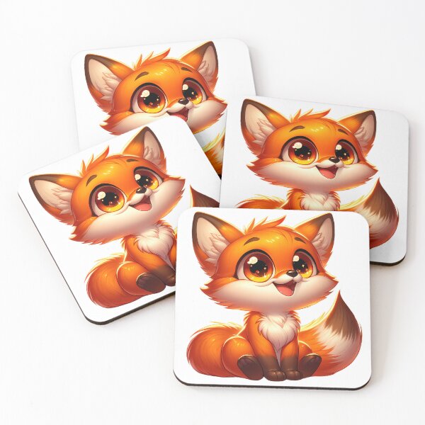 Item preview, Super Cute Cartoon Fox designed and sold by foxx-design.