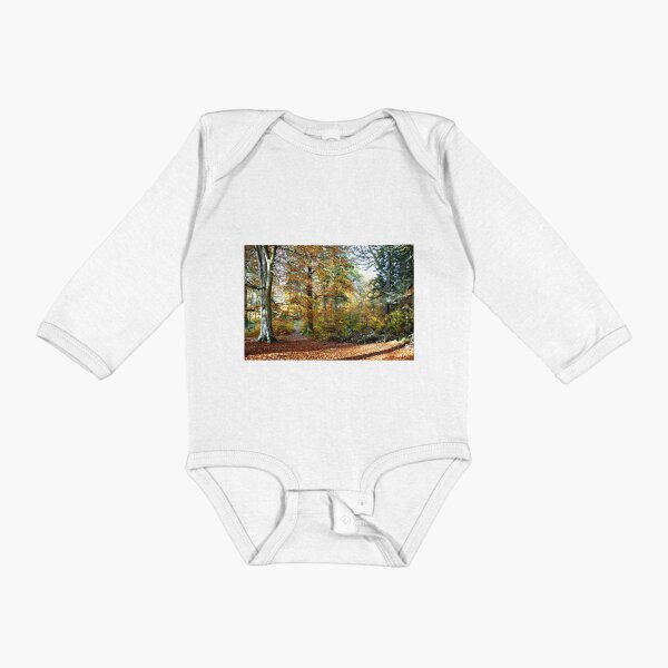 Amongst The Memories Long Sleeve Baby One-Piece