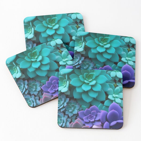 Item preview, Intensely colorful succulents/2 designed and sold by My-fake-places.