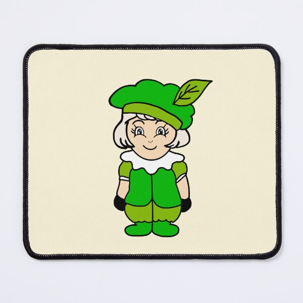 Item preview, Groen Pietje Sinterklaas zachtgeel  designed and sold by Krissys-Art.
