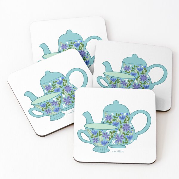 Item preview, Teapot and Teacup designed and sold by Sarah Abbott-Vaughan.