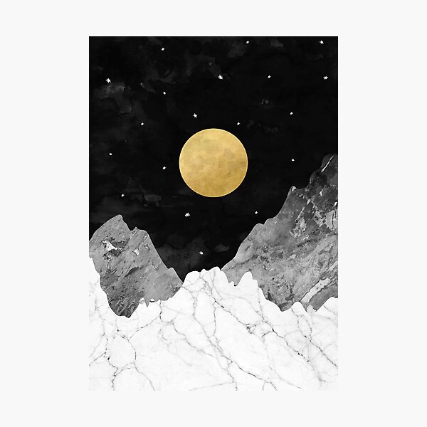 Item preview, Moon and Stars designed and sold by KookiePixel.