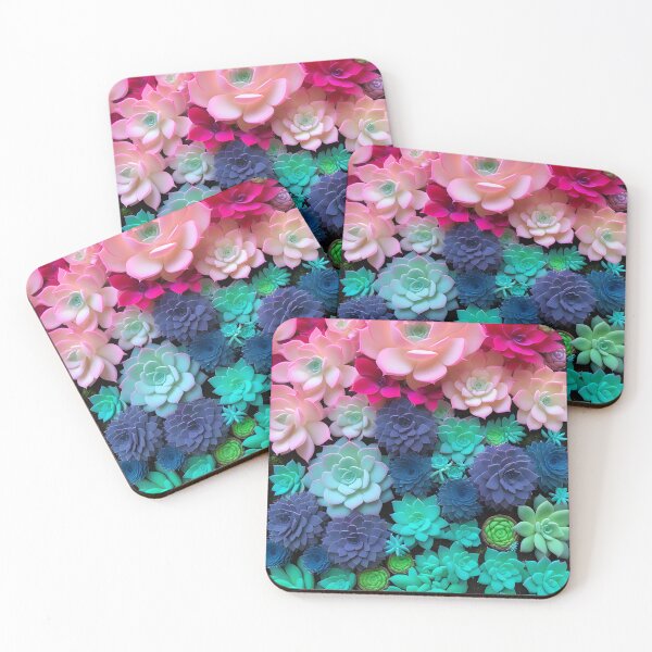 Item preview, Intensely colorful succulents/4 designed and sold by My-fake-places.