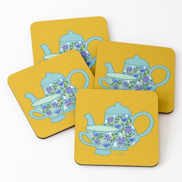 Item preview, Teapot and Teacup designed and sold by Sarah Abbott-Vaughan.