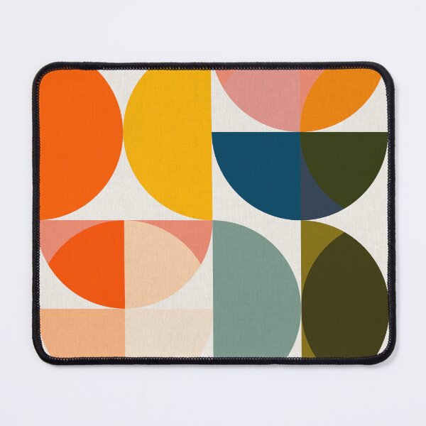 Item preview, Geometric semicircles, mid century modern 3 designed and sold by Ana-Rut-Bre.