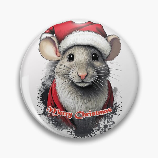 Item preview, Merry Christmas Santa Mouse designed and sold by WLHmedia.com .
