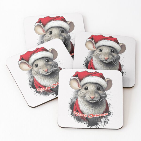 Item preview, Merry Christmas Santa Mouse designed and sold by WLHmedia.com .