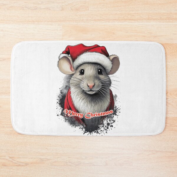 Item preview, Merry Christmas Santa Mouse designed and sold by WLHmedia.com .