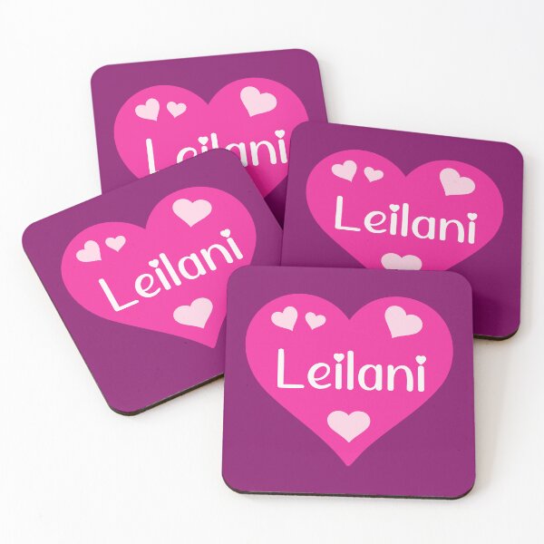 Item preview, Leilani Name Pink Heart  designed and sold by Jeallan Designs.