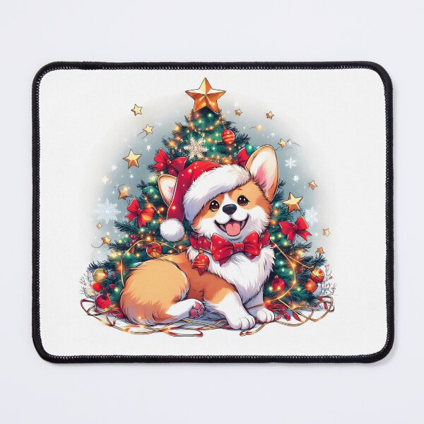 Item preview, Corgi Christmas Tree designed and sold by GalaxyGraffiti.