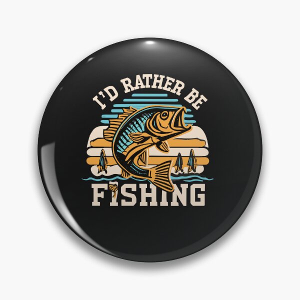 Item preview, I'd Rather Be Fishing T-Shirt Fisherman designed and sold by Pitchou07.