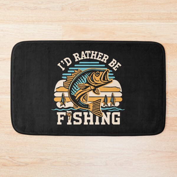 Item preview, I'd Rather Be Fishing T-Shirt Fisherman designed and sold by Pitchou07.