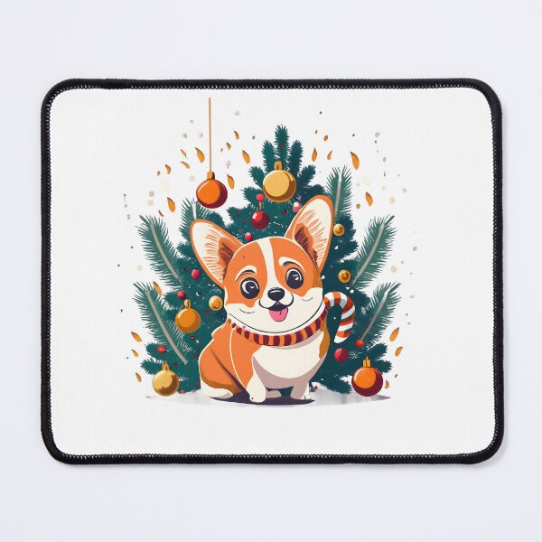 Item preview, Corgi Christmas Tree designed and sold by GalaxyGraffiti.