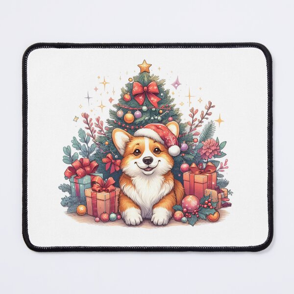 Item preview, Corgi Christmas Tree designed and sold by GalaxyGraffiti.